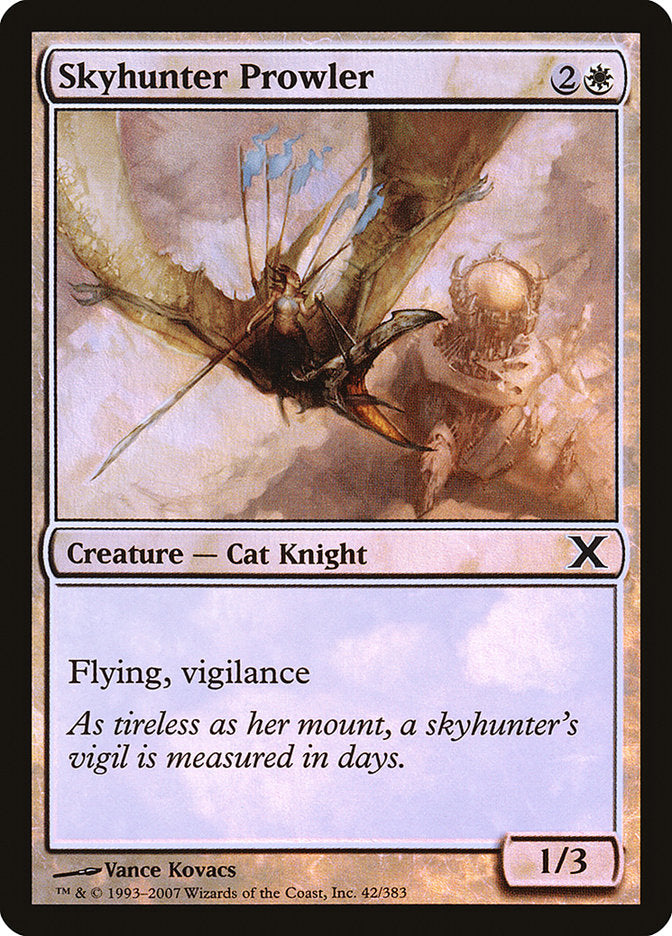 Skyhunter Prowler (Premium Foil) [Tenth Edition] | Gear Gaming Fayetteville