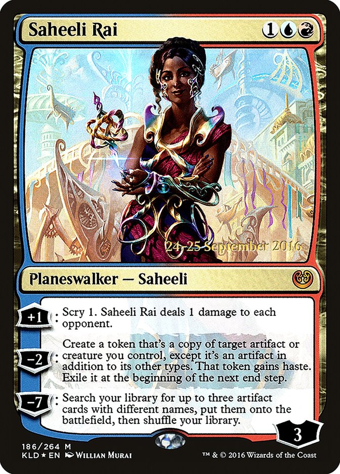 Saheeli Rai [Kaladesh Prerelease Promos] | Gear Gaming Fayetteville