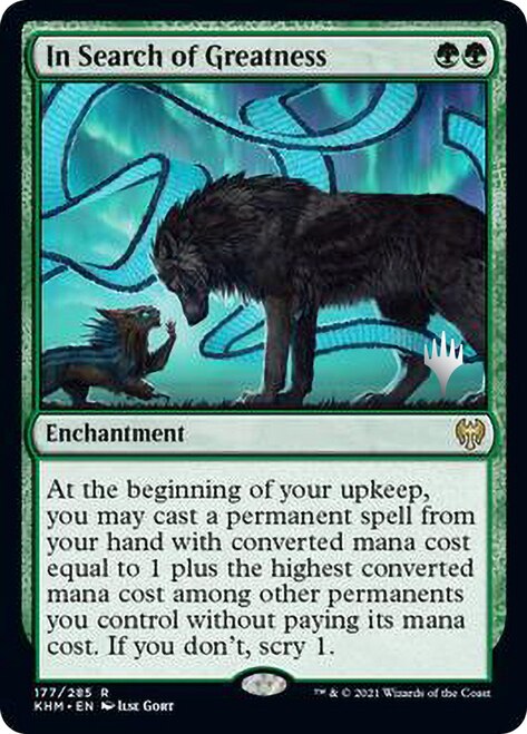 In Search of Greatness (Promo Pack) [Kaldheim Promos] | Gear Gaming Fayetteville