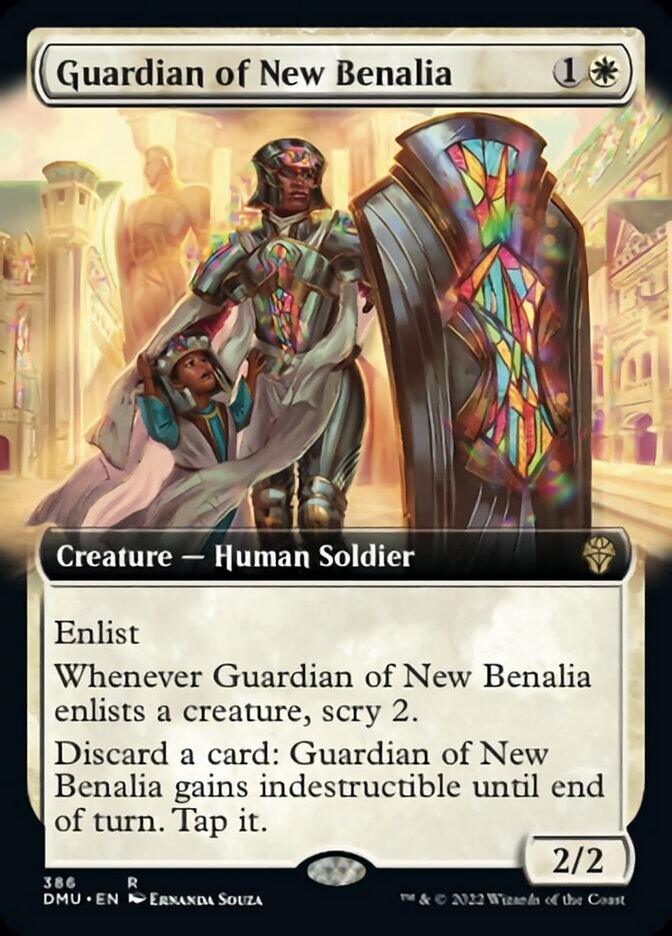 Guardian of New Benalia (Extended Art) [Dominaria United] | Gear Gaming Fayetteville