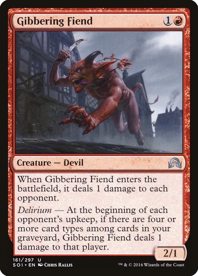 Gibbering Fiend [Shadows over Innistrad] | Gear Gaming Fayetteville