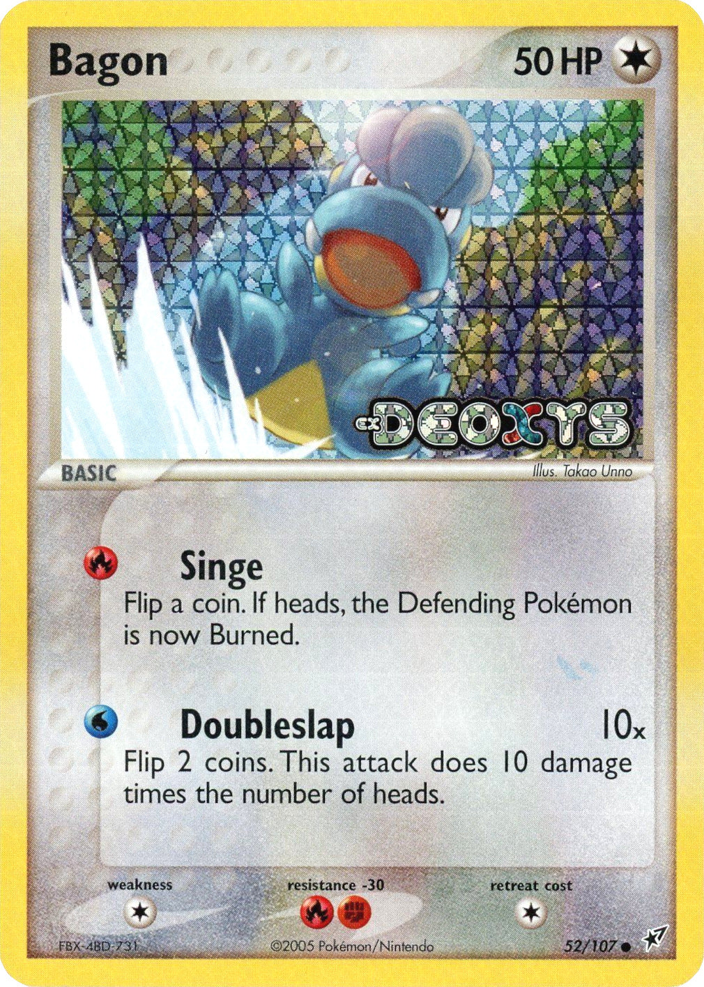 Bagon (52/107) (Stamped) [EX: Deoxys] | Gear Gaming Fayetteville