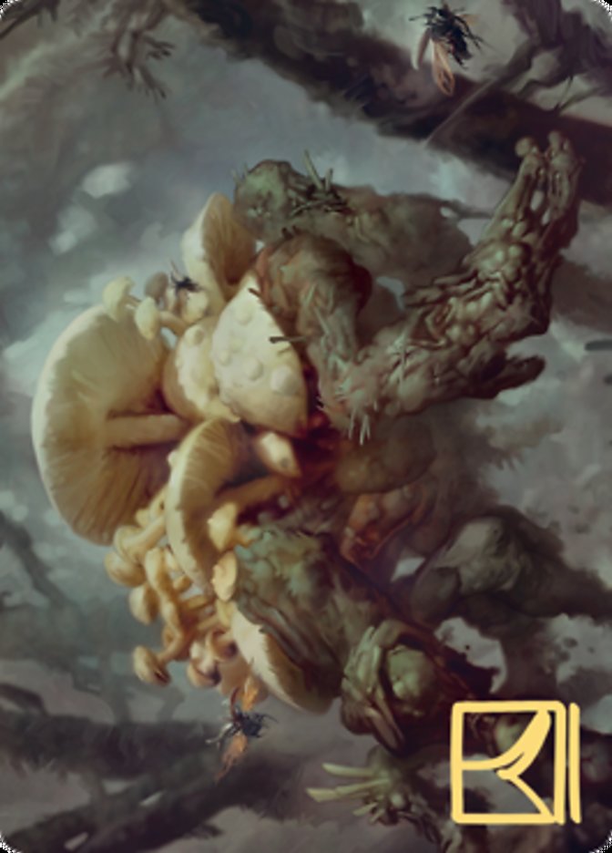 Swarm Shambler Art Card (Gold-Stamped Signature) [Zendikar Rising Art Series] | Gear Gaming Fayetteville