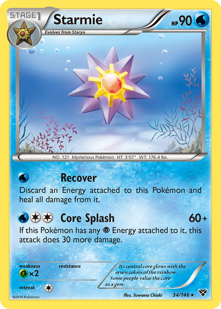 Starmie (34/146) [XY: Base Set] | Gear Gaming Fayetteville