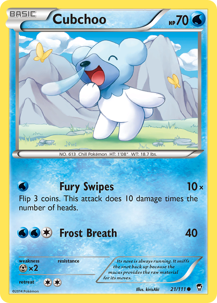 Cubchoo (21/111) [XY: Furious Fists] | Gear Gaming Fayetteville