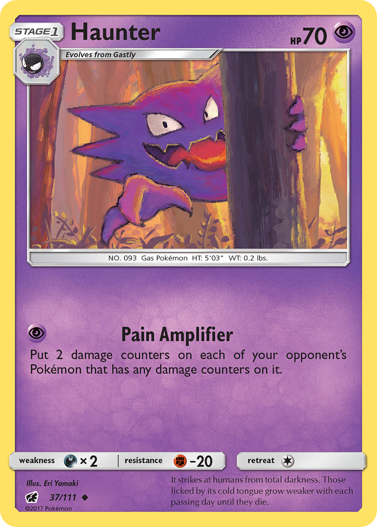 Haunter (37/111) [Sun & Moon: Crimson Invasion] | Gear Gaming Fayetteville