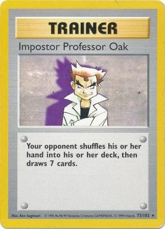 Impostor Professor Oak (73/102) [Base Set Shadowless Unlimited] | Gear Gaming Fayetteville