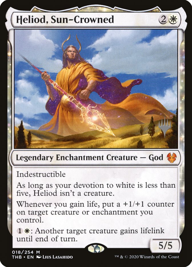 Heliod, Sun-Crowned (Promo Pack) [Theros Beyond Death Promos] | Gear Gaming Fayetteville