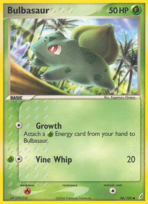 Bulbasaur (46/100) [EX: Crystal Guardians] | Gear Gaming Fayetteville