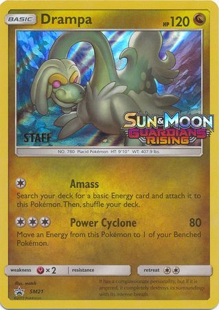 Drampa (SM21) (Staff Prerelease Promo) [Sun & Moon: Black Star Promos] | Gear Gaming Fayetteville