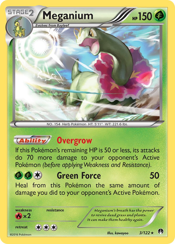 Meganium (3/122) (Cosmos Holo) (Blister Exclusive) [XY: BREAKpoint] | Gear Gaming Fayetteville