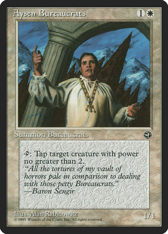 Aysen Bureaucrats (Baron Sengir Flavor Text) [Homelands] | Gear Gaming Fayetteville