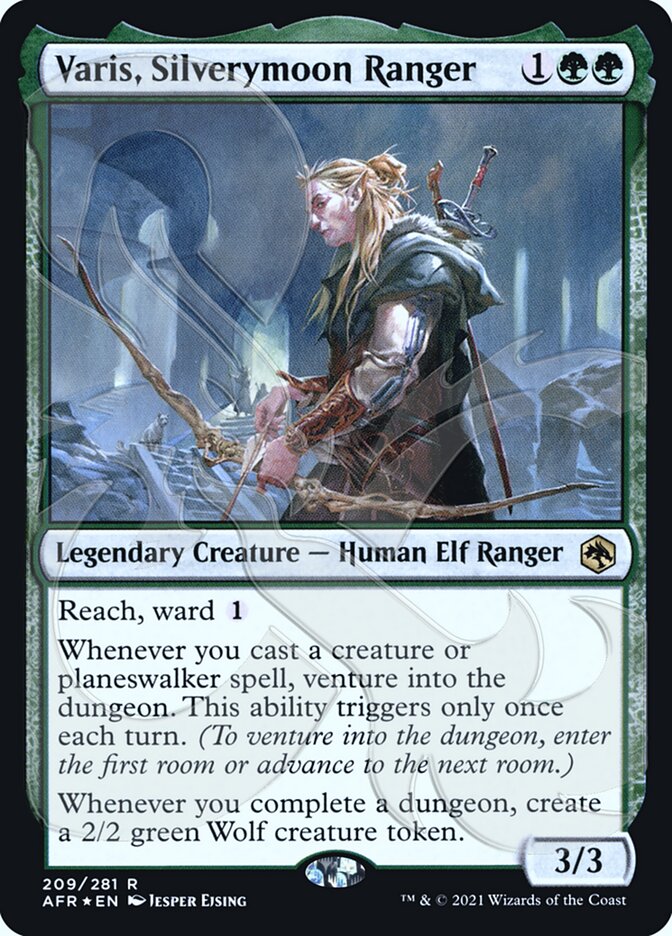 Varis, Silverymoon Ranger (Ampersand Promo) [Dungeons & Dragons: Adventures in the Forgotten Realms Promos] | Gear Gaming Fayetteville