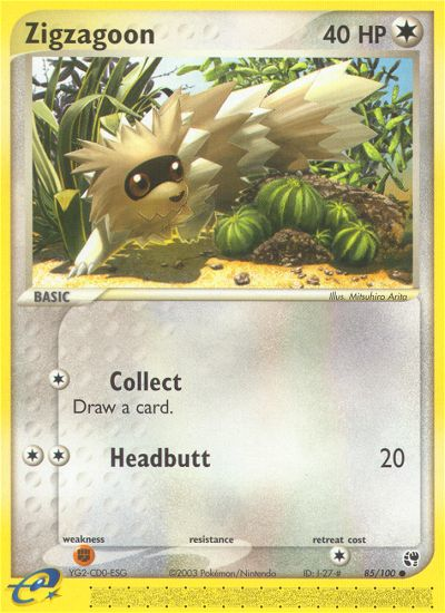 Zigzagoon (85/100) [EX: Sandstorm] | Gear Gaming Fayetteville