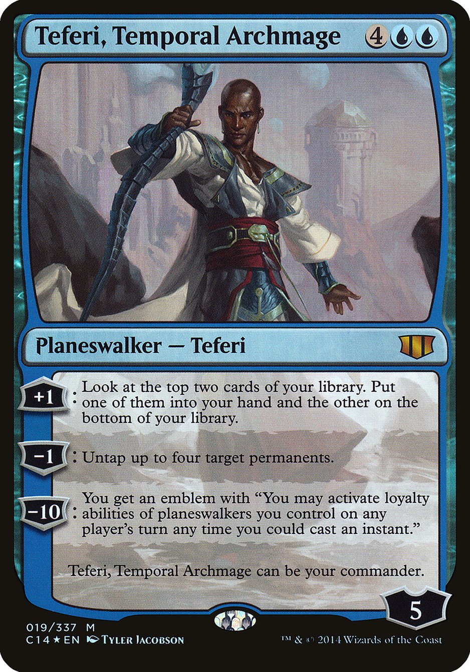 Teferi, Temporal Archmage (Oversized) [Commander 2014 Oversized] | Gear Gaming Fayetteville