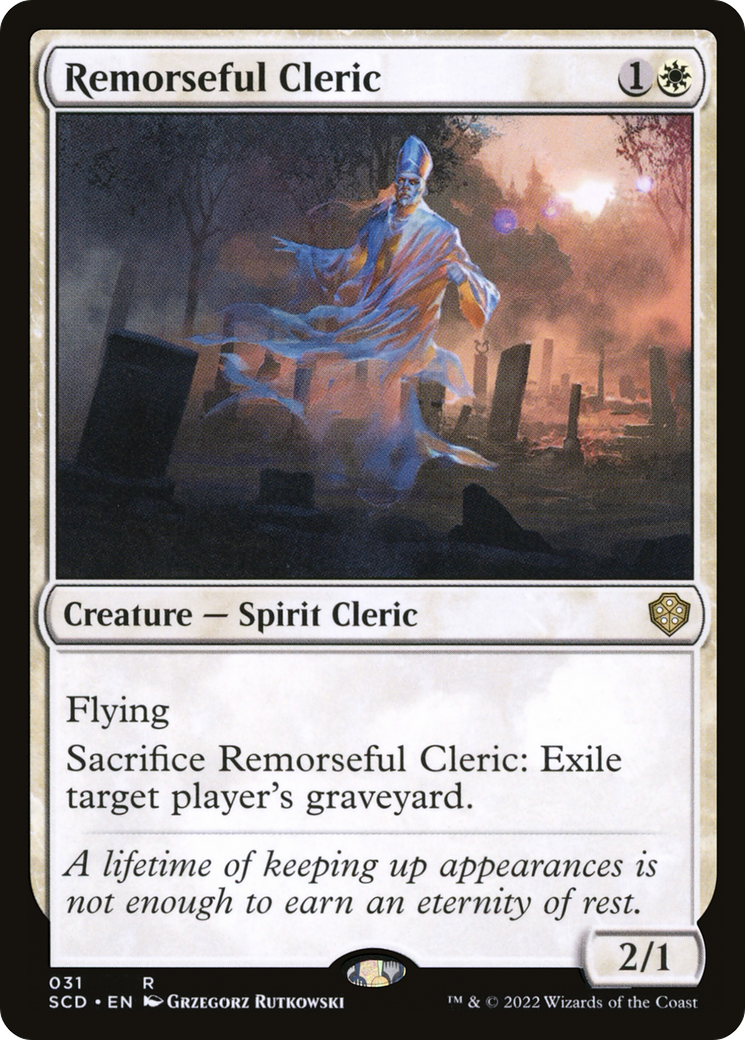 Remorseful Cleric [Starter Commander Decks] | Gear Gaming Fayetteville