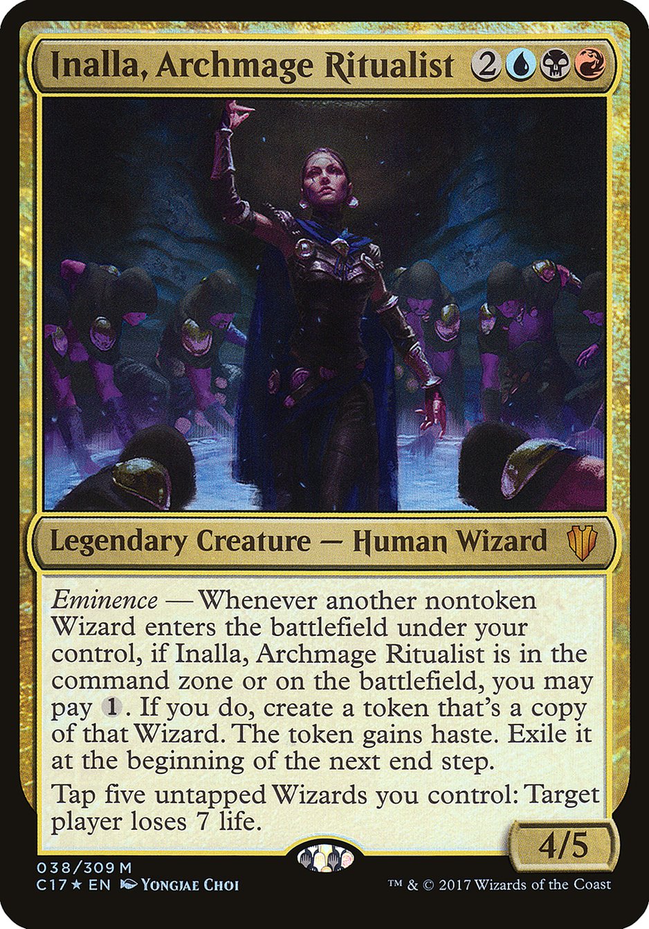 Inalla, Archmage Ritualist (Oversized) [Commander 2017 Oversized] | Gear Gaming Fayetteville