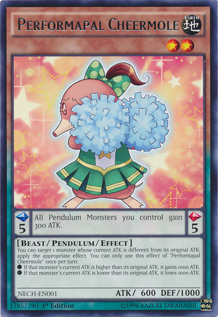 Performapal Cheermole [NECH-EN001] Rare | Gear Gaming Fayetteville