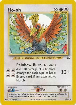 Ho-oh (18/64) [Neo Revelation Unlimited] | Gear Gaming Fayetteville