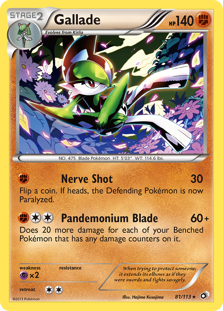 Gallade (81/113) [Black & White: Legendary Treasures] | Gear Gaming Fayetteville