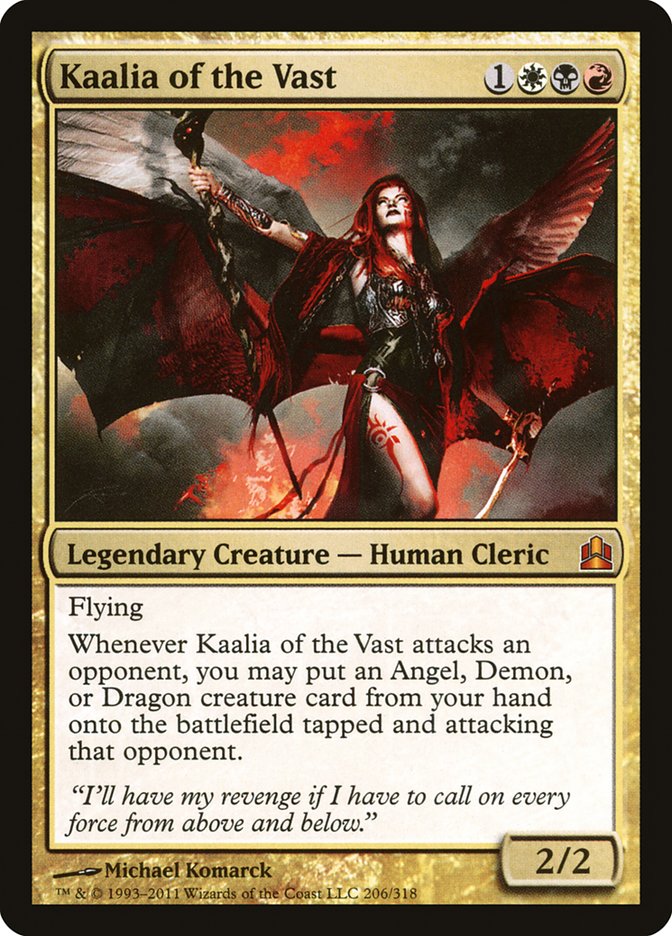 Kaalia of the Vast [Commander 2011] | Gear Gaming Fayetteville