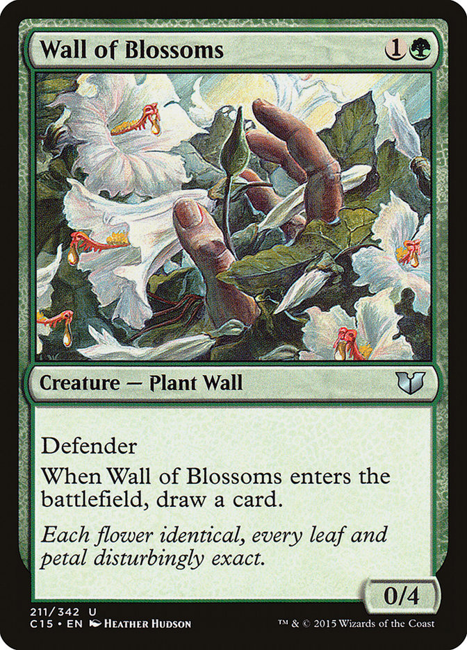 Wall of Blossoms [Commander 2015] | Gear Gaming Fayetteville