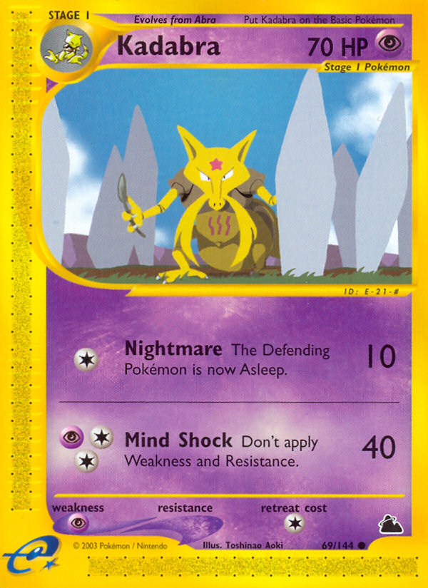 Kadabra (69/144) [Skyridge] | Gear Gaming Fayetteville