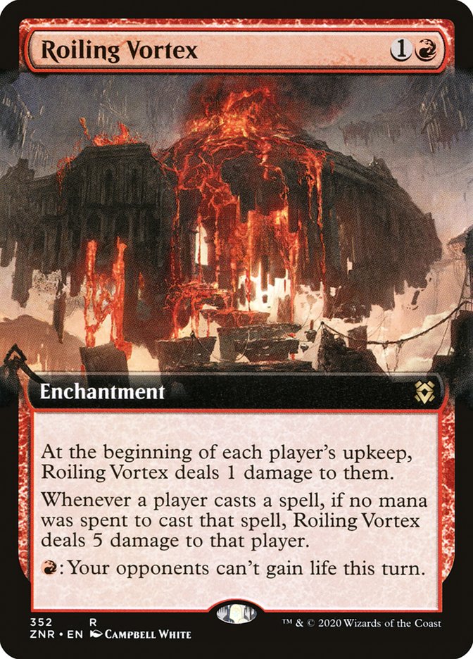 Roiling Vortex (Extended Art) [Zendikar Rising] | Gear Gaming Fayetteville