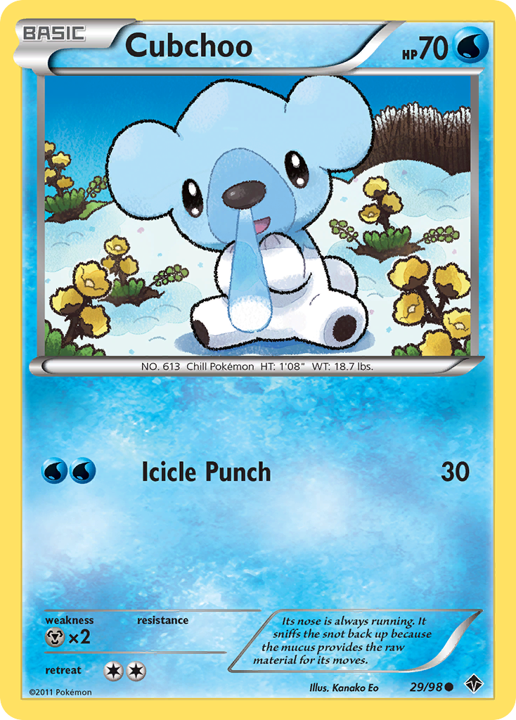 Cubchoo (29/98) [Black & White: Emerging Powers] | Gear Gaming Fayetteville