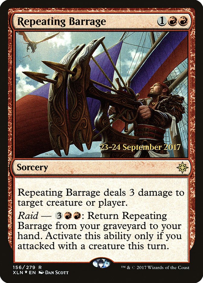 Repeating Barrage [Ixalan Prerelease Promos] | Gear Gaming Fayetteville