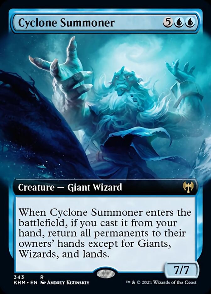 Cyclone Summoner (Extended Art) [Kaldheim] | Gear Gaming Fayetteville