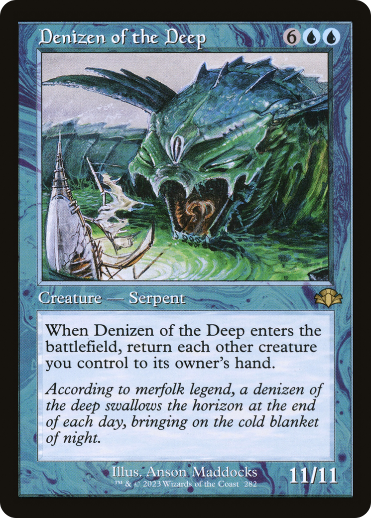 Denizen of the Deep (Retro) [Dominaria Remastered] | Gear Gaming Fayetteville