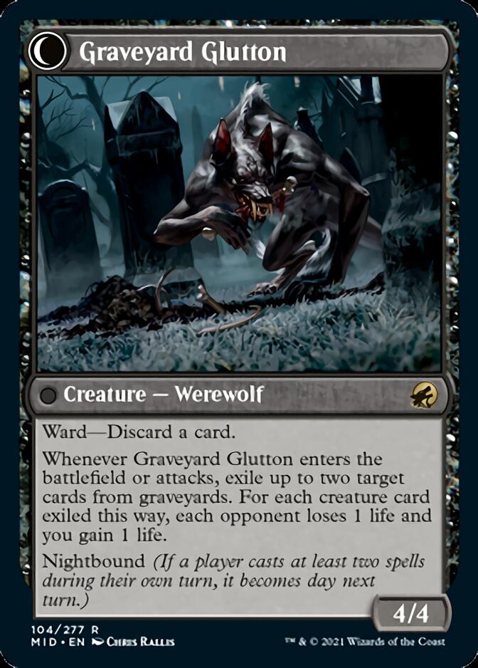 Graveyard Trespasser // Graveyard Glutton [Innistrad: Midnight Hunt] | Gear Gaming Fayetteville