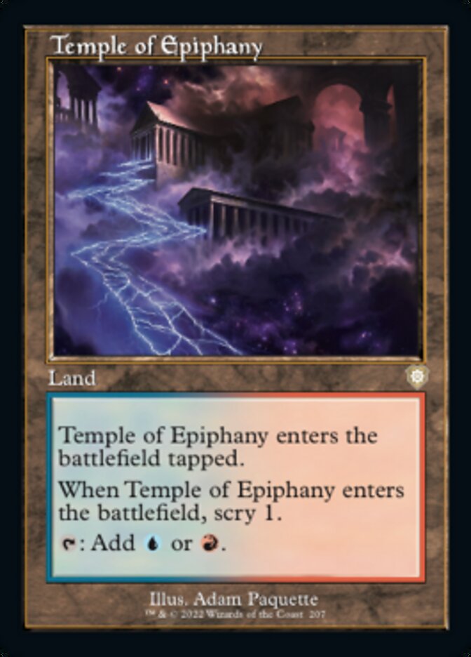 Temple of Epiphany (Retro) [The Brothers' War Commander] | Gear Gaming Fayetteville