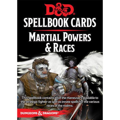 D&D 5E RPG: Spellbook Cards - Martial Powers & Races (Version 3) | Gear Gaming Fayetteville