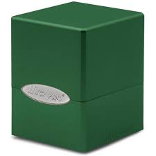 Ultra Pro Deck Box Satin Cube Forest Green | Gear Gaming Fayetteville