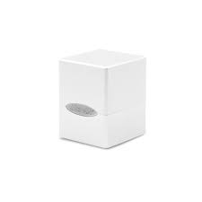 Ultra Pro Deck Box Satin Cube Arctic White | Gear Gaming Fayetteville