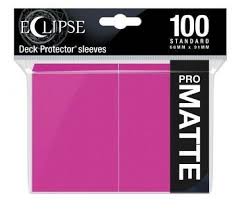 Ultra Pro Sleeves Eclipse Matte Pink 100-Count | Gear Gaming Fayetteville