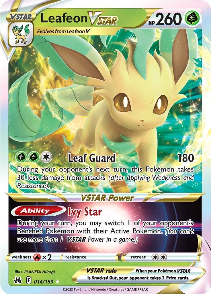 Leafeon VSTAR (014/159) [Sword & Shield: Crown Zenith] | Gear Gaming Fayetteville