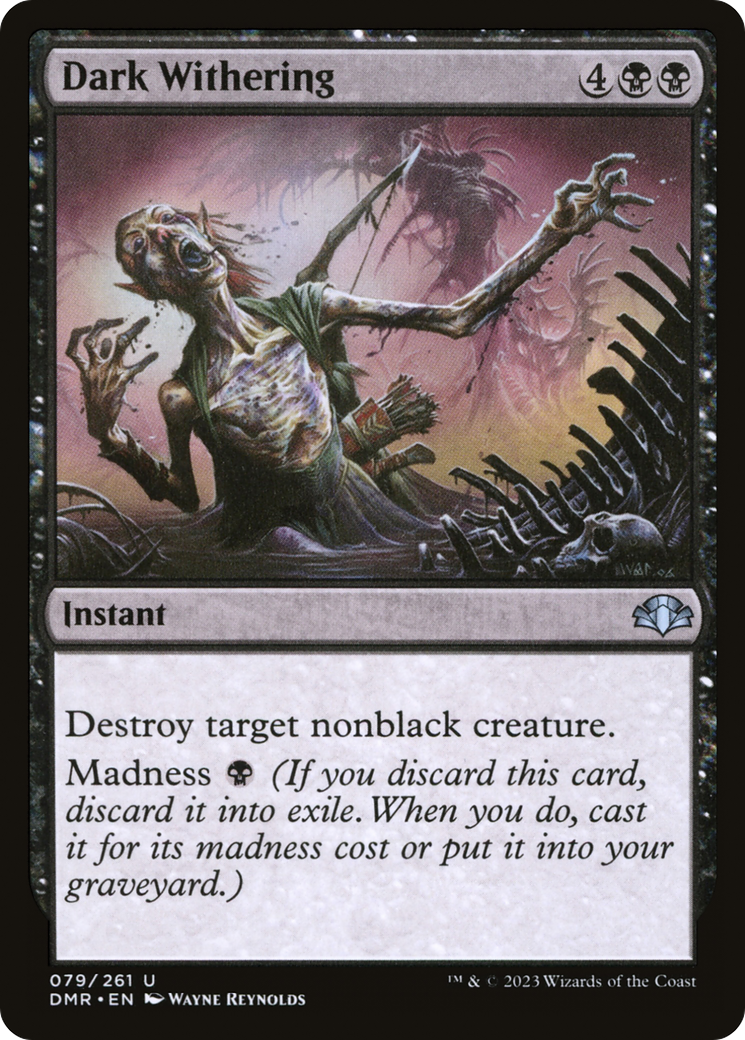 Dark Withering [Dominaria Remastered] | Gear Gaming Fayetteville
