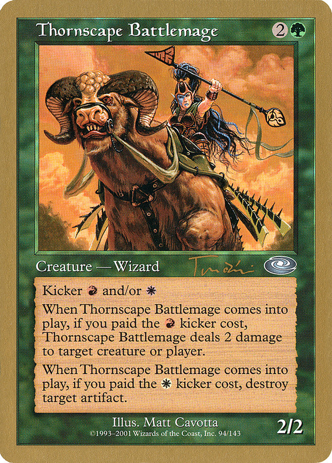 Thornscape Battlemage (Jan Tomcani) [World Championship Decks 2001] | Gear Gaming Fayetteville