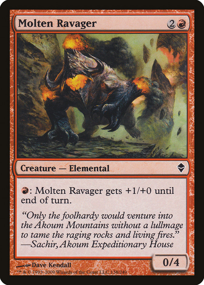 Molten Ravager [Zendikar] | Gear Gaming Fayetteville