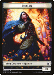 Drake // Human Double-Sided Token [Commander 2019 Tokens] | Gear Gaming Fayetteville
