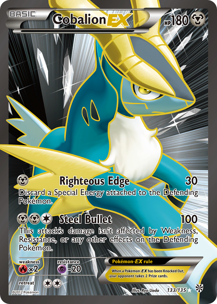 Cobalion EX (133/135) [Black & White: Plasma Storm] | Gear Gaming Fayetteville