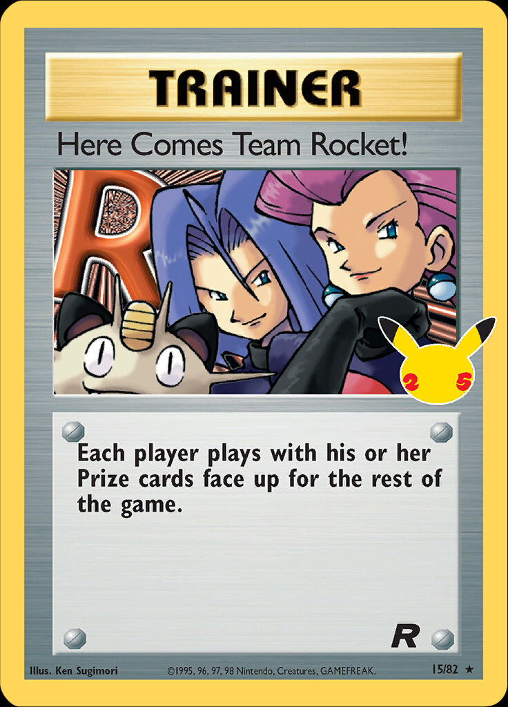 Here Comes Team Rocket! (15/82) [Celebrations: 25th Anniversary - Classic Collection] | Gear Gaming Fayetteville