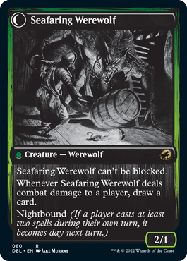 Suspicious Stowaway // Seafaring Werewolf [Innistrad: Double Feature] | Gear Gaming Fayetteville