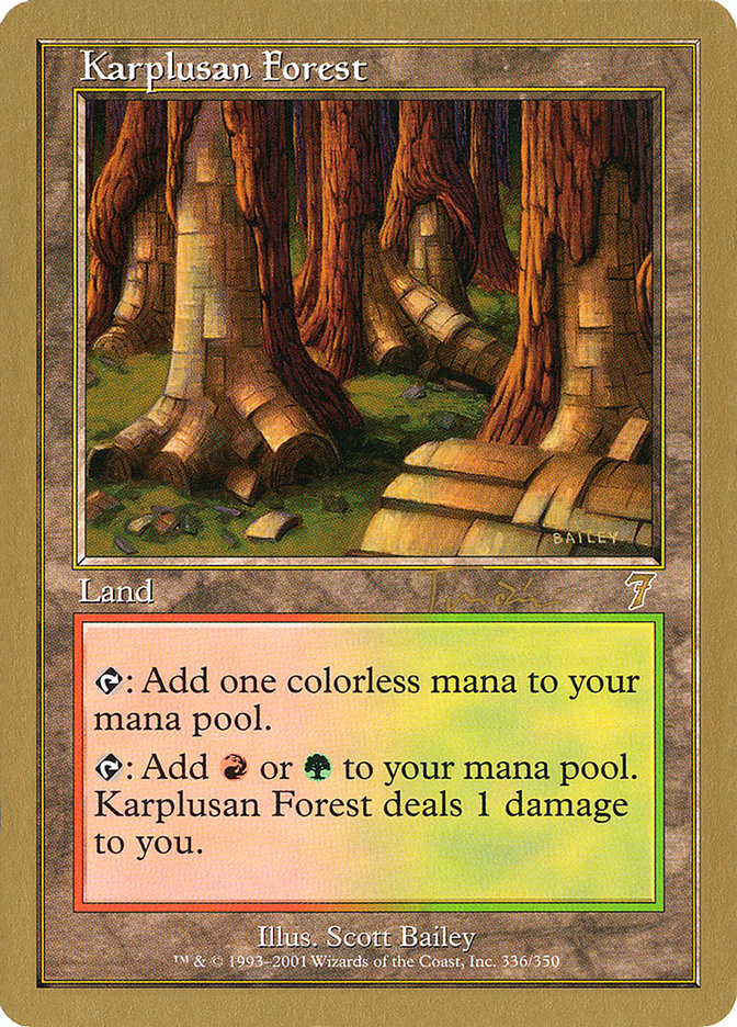 Karplusan Forest (Jan Tomcani) [World Championship Decks 2001] | Gear Gaming Fayetteville