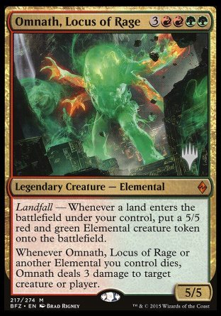 Omnath, Locus of Rage (Promo Pack) [Battle for Zendikar Promos] | Gear Gaming Fayetteville