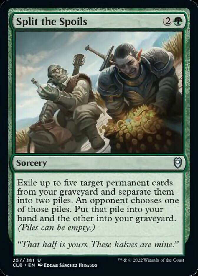 Split the Spoils [Commander Legends: Battle for Baldur's Gate] | Gear Gaming Fayetteville