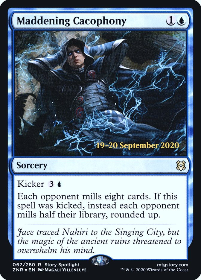 Maddening Cacophony [Zendikar Rising Prerelease Promos] | Gear Gaming Fayetteville